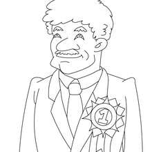 The Best Father coloring page