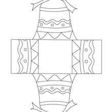 Easter Bell Basket coloring page