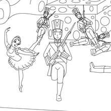 The Steeadfast Tin soldier tale coloring page - Coloring page - FAIRY TALES coloring pages - ANDERSEN fairy tales coloring pages