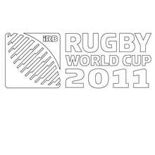 Rugby World Cup 2011 coloring page - Coloring page - SPORT coloring pages - RUGBY coloring pages - RUGBY TEAMS coloring pages