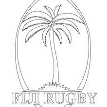 Fiji Rugby team coloring page - Coloring page - SPORT coloring pages - RUGBY coloring pages - RUGBY TEAMS coloring pages