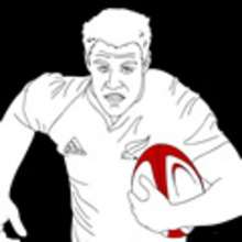 sport, RUGBY PLAYERS coloring pages