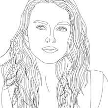 KEIRA KNIGHTLEY coloring page - Coloring page - FAMOUS PEOPLE Coloring pages - FAMOUS BRITISH PEOPLE colouring pages - BRITISH CELEBRITIES colouring pages