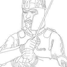 KING ARTHUR coloring page