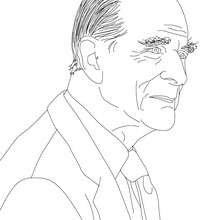 PRINCE PHILIP DUKE OF EDINBURGH colouring page - Coloring page - FAMOUS PEOPLE Coloring pages - FAMOUS BRITISH PEOPLE colouring pages - BRITISH KINGS AND PRINCES colouring pages