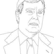 PRINCE ANDREW DUKE OF YORK coloring page