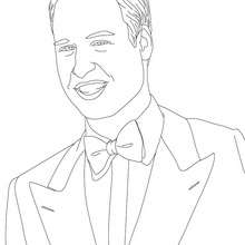 PRINCE WILLIAM DUKE OF CAMBRIDGE colouring page - Coloring page - FAMOUS PEOPLE Coloring pages - FAMOUS BRITISH PEOPLE colouring pages - BRITISH KINGS AND PRINCES colouring pages