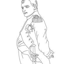 EMPEROR NAPOLEON THE 1ST coloring page