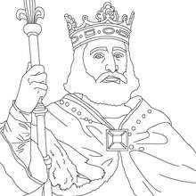 KING CHARLES MARTEL coloring page - Coloring page - FAMOUS PEOPLE Coloring pages - FAMOUS FRENCH PEOPLE coloring pages - FRENCH KINGS AND QUEENS coloring pages