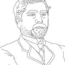 GUSTAVE EIFFEL coloring page - Coloring page - FAMOUS PEOPLE Coloring pages - FAMOUS FRENCH PEOPLE coloring pages - IMPORTANT PEOPLE IN FRANCE'S HISTORY coloring pages