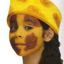GIRAFFE face painting for children