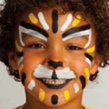 LION face painting for children