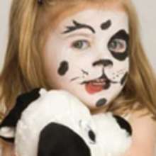 DALMATIAN PUPPY DOG face painting - Kids Craft - Kids FACE PAINTING
