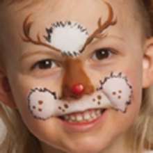 REINDEER face painting for kid for children