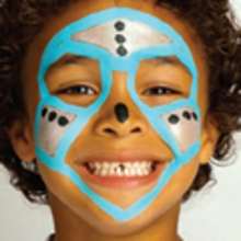 ROBOT face painting for boy - Kids Craft - Kids FACE PAINTING