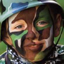 SOLDIER face painting for boy for children
