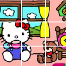 HELLO KITTY puzzles - 6 jigsaw puzzles online for children