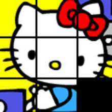 HELLO KITTY sliding puzzles - SLIDING PUZZLES FOR KIDS - Free Kids Games