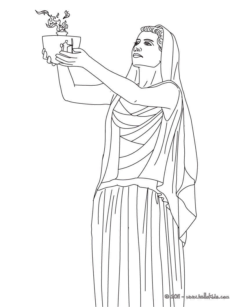 Aphrodite Coloring Pages 4