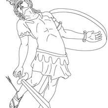 ACHILLES' HEEL coloring page - Coloring page - COUNTRIES Coloring Pages - GREECE coloring pages - GREEK MYTHOLOGY coloring pages - GREEK MYTHS AND HEROES coloring pages