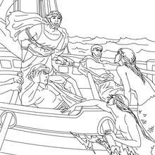 QUEST OF ULYSSES coloring page