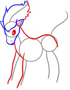 How to draw ponyta - Hellokids.com