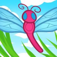 How to Draw a Dragonfly for Kids - Drawing for kids - Drawing tutorials step by step - Animals For Kids
