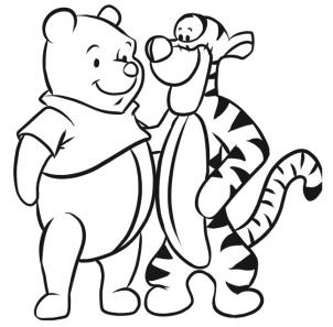 How to draw how to draw tigger and pooh - Hellokids.com