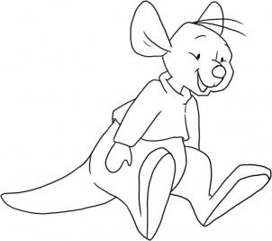 How to draw how to draw roo from winnie the pooh - Hellokids.com