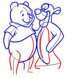 How to draw how to draw tigger and pooh - Hellokids.com