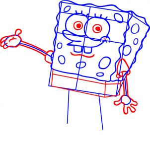 How to draw how to draw spongebob squarepants - Hellokids.com