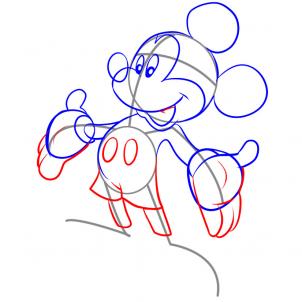 How to draw how to draw mickey - Hellokids.com