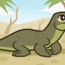 How to Draw a Komodo Dragon for Kids - Drawing for kids - Drawing tutorials step by step - Animals For Kids