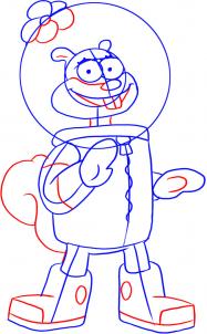 How to draw how to draw sandy cheeks from spongebob squarepants ...