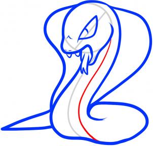 How to draw how to draw a cobra for kids - Hellokids.com