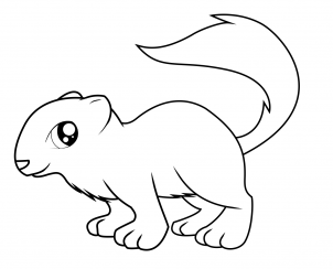 How to draw how to draw a weasel for kids - Hellokids.com