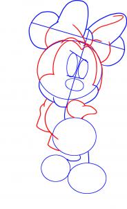 How to draw how to draw minnie mouse - Hellokids.com