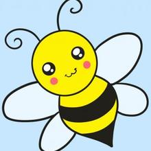 How to Draw a Bee for Kids how-to draw lesson