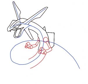 How to draw rayquaza - Hellokids.com