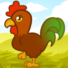 How to Draw a Rooster for Kids - Drawing for kids - Drawing tutorials step by step - Animals For Kids
