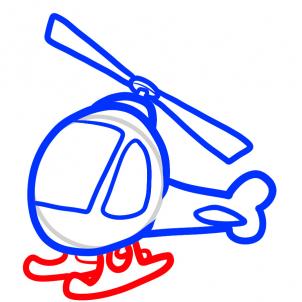 How to draw how to draw a helicopter for kids - Hellokids.com