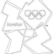 London olympic games logo to color - Coloring page - SPORT coloring pages - OLYMPIC GAMES coloring pages - OLYMPIC CEREMONIES coloring pages