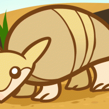 How to Draw an Armadillo for Kids how-to draw lesson