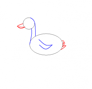 How to draw how to draw a duck for kids - Hellokids.com