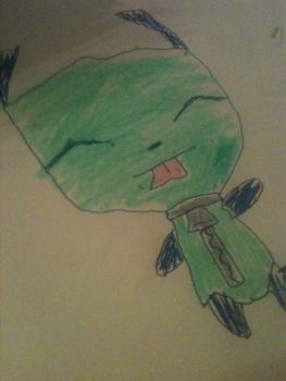 How to draw how to draw gir from invader zim - Hellokids.com