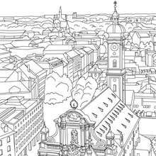 ST PAUL CHURCH of Frankfurt coloring page - Coloring page - COUNTRIES Coloring Pages - GERMANY coloring pages - FAMOUS PLACES IN GERMANY coloring pages