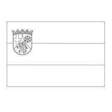 Flag of RHINELAND coloring page - Coloring page - COUNTRIES Coloring Pages - GERMANY coloring pages - GERMAN STATE FLAGS coloring pages