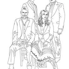 WIR SIND HELDEN band coloring page - Coloring page - COUNTRIES Coloring Pages - GERMANY coloring pages - FAMOUS GERMAN PEOPLE coloring pages