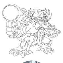 JETVAC coloring pages - Coloring page - SUPER HEROES Coloring Pages - SKYLANDERS GIANTS coloring pages