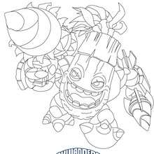 ZOOK coloring page - Coloring page - SUPER HEROES Coloring Pages - SKYLANDERS GIANTS coloring pages